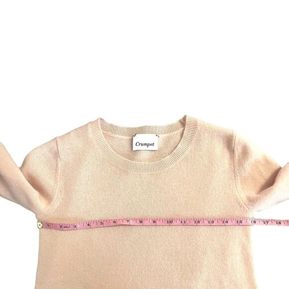 Crumpet 100% Cashmere Long Sleeve Crew Neck Sweater - Picture 5 of 8